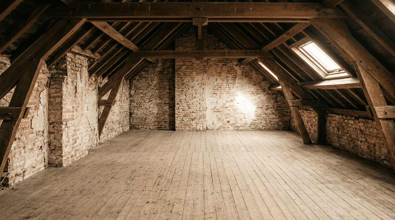 grenier après intervention